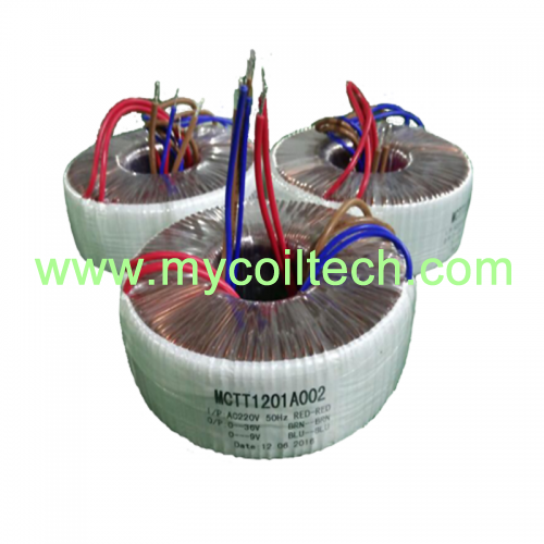 Safely Low Voltage Toroidal Transformer for Monitoring and Control Equipment
