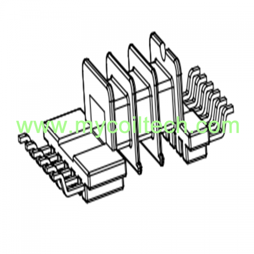 Estrutura do transformador SMD EFD15