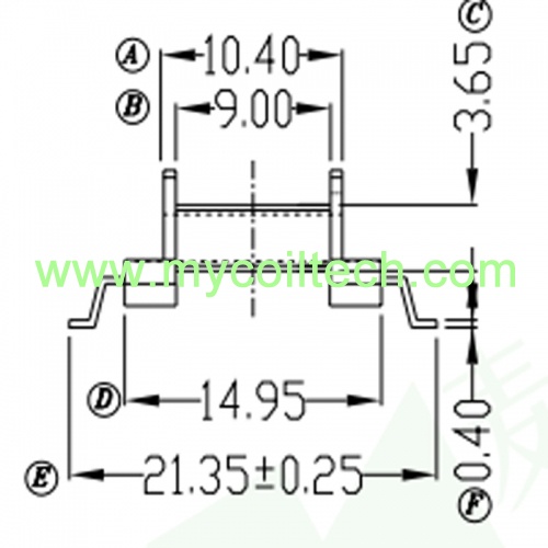 SMD EFD15 bobbin design