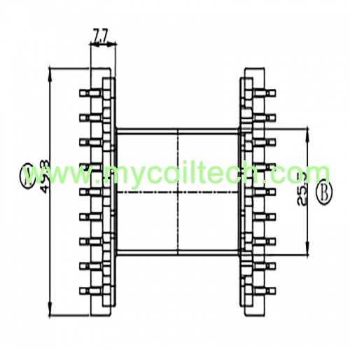 Formador de bobina horizontal EE70
